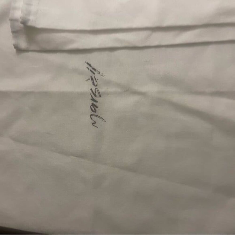 Marsell White Large Shoes Purse Dust Bag - Unused